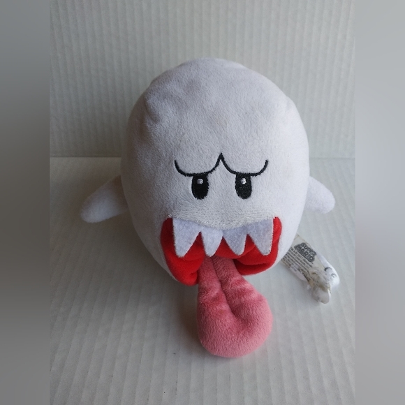 Super Mario Bros Boo Ghost Plush Stuffed Animal Toy - Picture 1 of 10